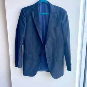 Suitsupply Blazer Reda 1865 Pure Wool S110 Two Button Blazer Napoli Dark Grey